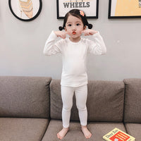 Load image into Gallery viewer, 2 Pieces Set Baby Kid Unisex Solid Color Tops And Pants Wholesale 221214166

