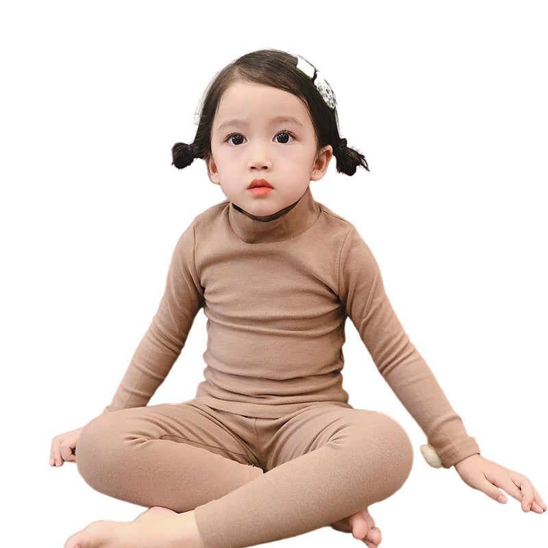 2 Pieces Set Baby Kid Unisex Solid Color Tops And Pants Wholesale 167113448