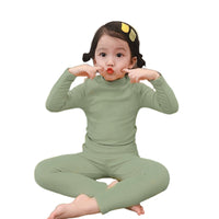 Load image into Gallery viewer, 2 Pieces Set Baby Kid Unisex Solid Color Tops And Pants Wholesale 167113448
