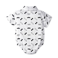 Load image into Gallery viewer, 2 Pieces Set Baby Boys Bow Print Rompers Wholesale 221214182
