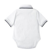 Load image into Gallery viewer, 2 Pieces Set Baby Boys Bow Rompers And Solid Color Shorts Wholesale 221214189
