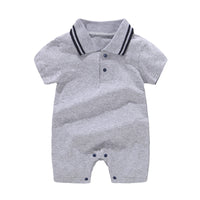 Load image into Gallery viewer, Baby Unisex Solid Color Striped Rompers Wholesale 22121420
