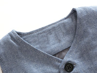 Load image into Gallery viewer, 3 Pieces Set Baby Boys Bow Rompers And Solid Color Vests Waistcoats And Pants Wholesale 221214200
