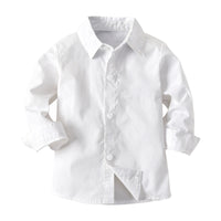 Load image into Gallery viewer, 2 Pieces Set Baby Kid Boys Dressy Bow Shirts And Solid Color Pants Suits Wholesale 221214203
