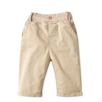 Load image into Gallery viewer, 2 Pieces Set Baby Kid Boys Dressy Bow Shirts And Solid Color Pants Suits Wholesale 221214203
