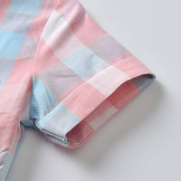 Load image into Gallery viewer, 2 Pieces Set Baby Boys Dressy Birthday Party Color-blocking Checked Bow Rompers And Solid Color Rompers Wholesale 22121423
