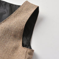 Load image into Gallery viewer, 3 Pieces Set Baby Boys Birthday Party Bow Rompers Solid Color Vests Waistcoats And Hats Wholesale 221214225
