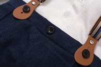 Load image into Gallery viewer, Baby Boys Color-blocking Bow Birthday Party Jumpsuits Wholesale 221214229
