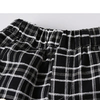 Load image into Gallery viewer, 3 Pieces Set Baby Boys Birthday Party Solid Color Bow Rompers Checked Vests Waistcoats And Pants Wholesale 221214235
