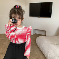 Load image into Gallery viewer, Baby Kid Girls Striped Tops Wholesale 221214257
