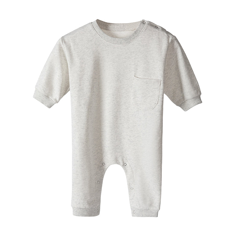 Baby Unisex Solid Color Jumpsuits Wholesale 221214303