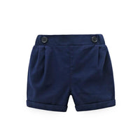 Load image into Gallery viewer, 2 Pieces Set Baby Boys Birthday Striped Bow Rompers And Solid Color Shorts Wholesale 22121431
