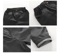 Load image into Gallery viewer, 3 Pieces Set Baby Kid Boys Birthday Solid Color Shirts Flower Polka dots Print Vests Waistcoats And Pants Wholesale 22121432
