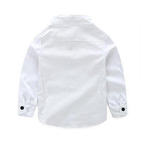 Load image into Gallery viewer, 3 Pieces Set Baby Kid Boys Birthday Solid Color Shirts Flower Polka dots Print Vests Waistcoats And Pants Wholesale 22121432
