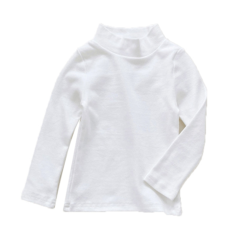 Baby Kid Unisex Solid Color Tops Wholesale 221214321