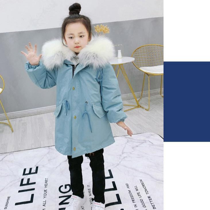 Kid Big Kid Girls Solid Color Coats Wholesale 221214322