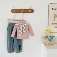 Load image into Gallery viewer, Baby Kid Girls Solid Color Tops Wholesale 221214338
