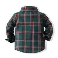 Load image into Gallery viewer, 2 Pieces Set Baby Kid Boys Birthday Party Checked Bow Shirts And Solid Color Jumpsuits Wholesale 221214369
