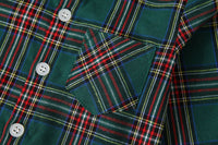 Load image into Gallery viewer, 2 Pieces Set Baby Kid Boys Birthday Party Checked Bow Shirts And Solid Color Jumpsuits Wholesale 221214369
