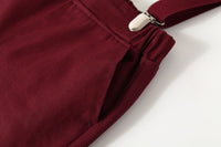 Load image into Gallery viewer, 2 Pieces Set Baby Kid Boys Birthday Party Checked Bow Shirts And Solid Color Jumpsuits Wholesale 221214369
