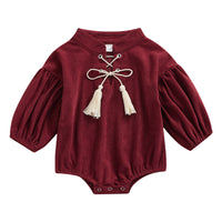 Load image into Gallery viewer, Baby Girls Solid Color Rompers Wholesale 221214372
