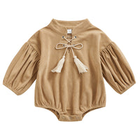 Load image into Gallery viewer, Baby Girls Solid Color Rompers Wholesale 221214372
