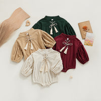 Load image into Gallery viewer, Baby Girls Solid Color Rompers Wholesale 221214372
