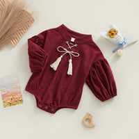 Load image into Gallery viewer, Baby Girls Solid Color Rompers Wholesale 221214372
