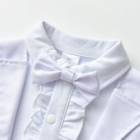 Load image into Gallery viewer, Baby Boys Solid Color Bow Birthday Jumpsuits Wholesale 221214376
