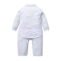 Load image into Gallery viewer, Baby Boys Solid Color Bow Birthday Jumpsuits Wholesale 221214376
