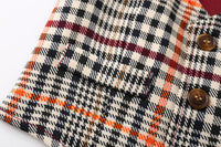 Load image into Gallery viewer, 3 Pieces Set Baby Kid Boys Birthday Party Solid Color Bow Shirts And Checked Vests Waistcoats And Pants Wholesale 221214378
