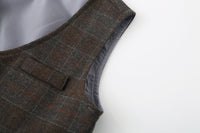 Load image into Gallery viewer, 3 Pieces Set Baby Kid Boys Birthday Party Bow Shirts Checked Vests Waistcoats And Pants Wholesale 221214406
