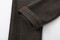 Load image into Gallery viewer, 3 Pieces Set Baby Kid Boys Birthday Party Bow Shirts Checked Vests Waistcoats And Pants Wholesale 221214406
