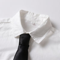 Load image into Gallery viewer, 3 Pieces Set Baby Kid Boys Dressy Solid Color Shirts Vests Waistcoats And Pants Wholesale 221214419
