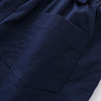 Load image into Gallery viewer, 2 Pieces Set Baby Boys Color-blocking Rompers And Solid Color Shorts Wholesale 22121442
