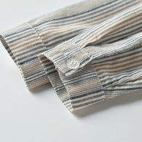 Load image into Gallery viewer, 2 Pieces Set Baby Kid Boys Birthday Striped Bow Shirts And Solid Color Jumpsuits Wholesale 22121444
