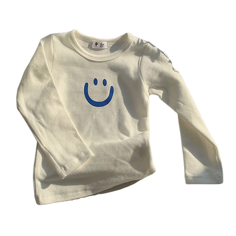 Baby Kid Unisex Expression Print Tops Wholesale 221214549