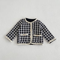 Load image into Gallery viewer, 2 Pieces Set Baby Girls Checked Jackets Outwears And Shorts Wholesale 221214559
