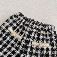 Load image into Gallery viewer, 2 Pieces Set Baby Girls Checked Jackets Outwears And Shorts Wholesale 221214559

