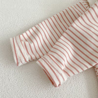 Load image into Gallery viewer, Baby Girls Striped Animals Tops And Embroidered Rompers Wholesale 221214560
