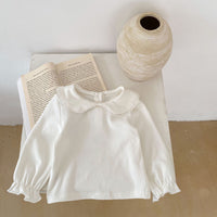 Load image into Gallery viewer, 2 Pieces Set Baby Girls Solid Color Tops And Lace Rompers Wholesale 221214588
