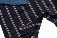 Load image into Gallery viewer, Baby Boys Striped Color-blocking Bow Birthday Party Jumpsuits Wholesale 22121460
