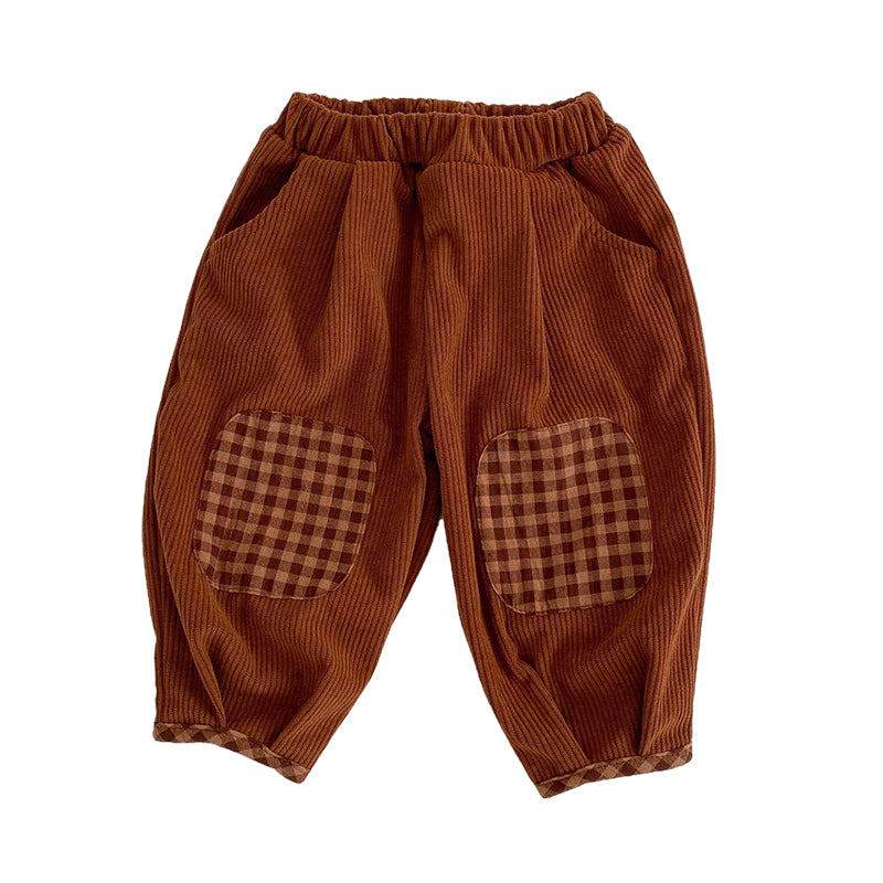 Baby Unisex Checked Pants Wholesale 221214605