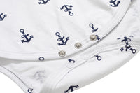 Load image into Gallery viewer, 2 Pieces Set Baby Boys Birthday Party Bow Print Rompers And Solid Color Rompers Wholesale 22121461
