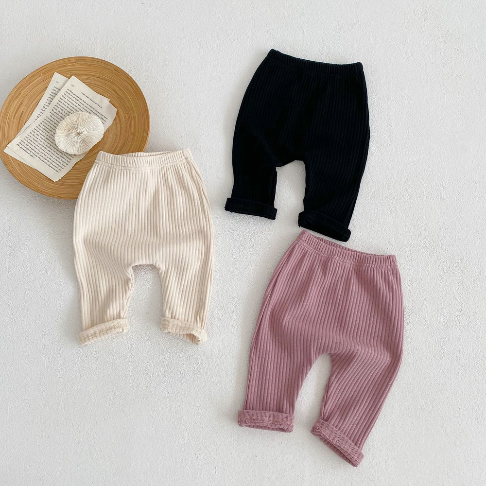 Baby Unisex Solid Color Pants Wholesale 221214616