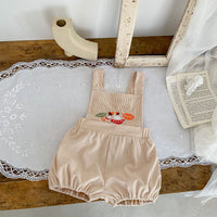 Load image into Gallery viewer, 2 Pieces Set Baby Girls Solid Color Blouses And Cartoon Rompers Wholesale 221214618
