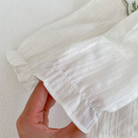 Load image into Gallery viewer, 2 Pieces Set Baby Girls Solid Color Blouses And Cartoon Rompers Wholesale 221214618
