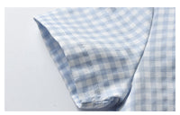 Load image into Gallery viewer, 2 Pieces Set Baby Kid Boys Dressy Checked Bow Shirts And Solid Color Shorts Suits Wholesale 22121478
