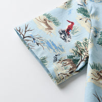 Load image into Gallery viewer, 2 Pieces Set Baby Kid Boys Animals Cartoon Print Shirts And Solid Color Shorts Wholesale 22121479
