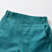 Load image into Gallery viewer, 2 Pieces Set Baby Kid Boys Animals Cartoon Print Shirts And Solid Color Shorts Wholesale 22121479
